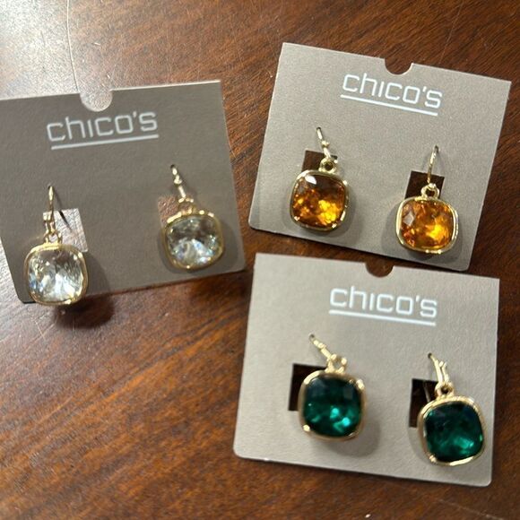 NWT Chicos Earrings Listing For 1 Pair Of Earrings $10 Closet Minimum Purchase - Picture 1 of 4